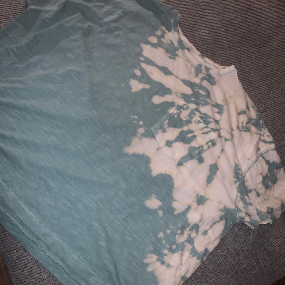 Bleach dyed crop top